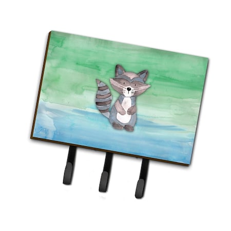 Carolines Treasures Raccoon Watercolor Leash or Key Holder BB7438TH68